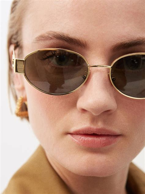 dupe celine triomphe sunglasses|celine triomphe round sunglasses.